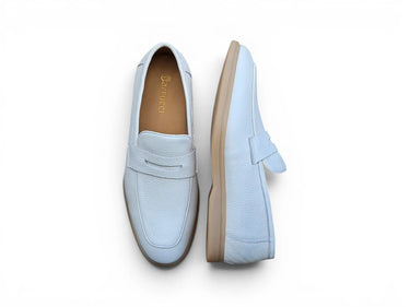 Carrucci Shoes Tumble Calfskin Penny Loafer