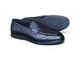 Carrucci Shoes Tumble Calfskin Penny Loafer