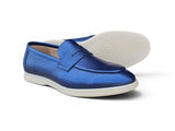 Carrucci Shoes Tumble Calfskin Penny Loafer