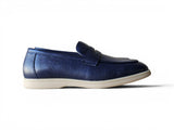 Carrucci Shoes Tumble Calfskin Penny Loafer