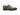 Carrucci Shoes Two Tone Monk Strap Buckle Loafer in Olive Cognac