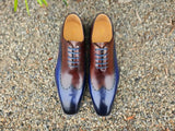 Carrucci Shoes Two Tone Oxford Lightweight Dress Shoe