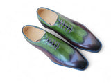 Carrucci Shoes Two Tone Oxford Lightweight Dress Shoe