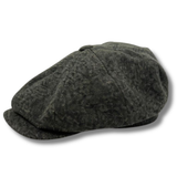 Ferrecci Wool Newsboy Cap in Hunter Green