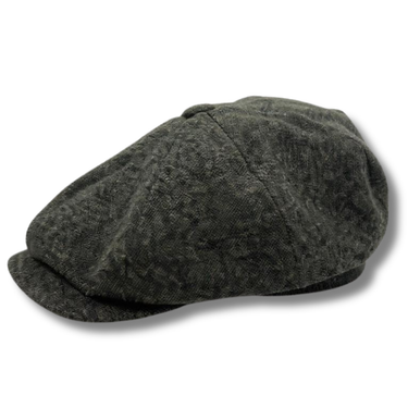 Ferrecci Wool Newsboy Cap in Hunter Green