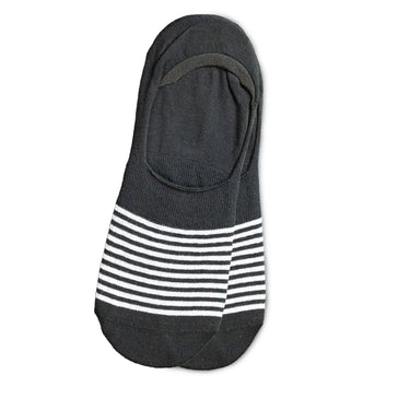 Vannucci No Show Socks Cotton in Black / White