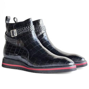 Vesper Cross Strap Buckle Boot