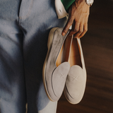 Men's Grigio Suede Viaggio Loafer