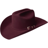 Bailey Western Lightning 4X Fur Blend Cowboy Hat in Port