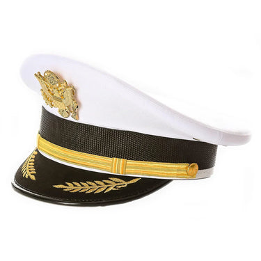 Ferrecci Wool Cadet Cap in White