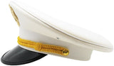 Ferrecci Wool Cadet Cap in White