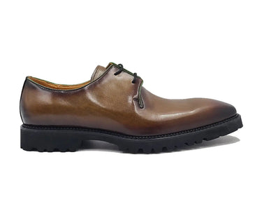 Carrucci Shoes Whole Cut Derby Lug Sole Dress Shoe