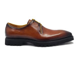 Carrucci Shoes Whole Cut Derby Lug Sole Dress Shoe