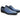 Carrucci Shoes Whole Cut Oxford Medallion Dress Shoe in Navy