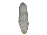 Carrucci Shoes Wingtip Slip-on Oxford Dress Shoe