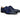 Carrucci Shoes Wingtip Slip-on Oxford Dress Shoe in Navy