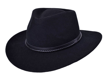 Regal in Black Wool 100% Wool Felt