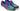 Paul Parkman Men's Smart Casual Woven Leather Loafers in Green & Purple