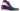 Paul Parkman Men's Smart Casual Woven Leather Loafers in Green & Purple