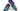 Paul Parkman Men's Smart Casual Woven Leather Loafers in Green & Purple