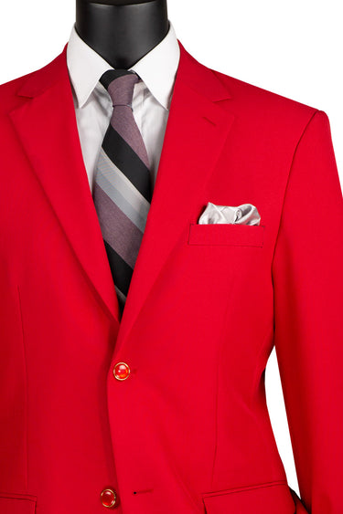 Vinci Red Blazer - Z-2PP