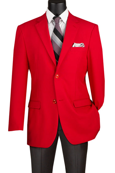 Vinci Red Regular Fit 2 Piece Suit - 2PP