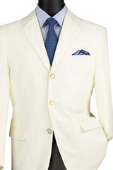 Vinci Ivory Regular Fit Blazer - Z-3PP