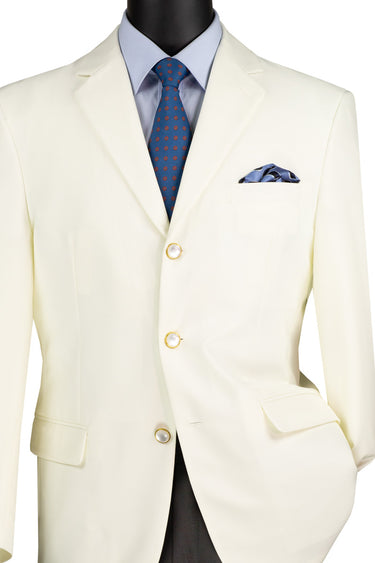 Vinci Ivory Regular Fit Blazer - Z-3PP