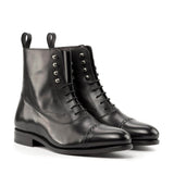 DapperFam Vittorio in Black Balmoral Boot — Style 6010