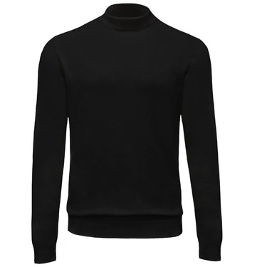 Mock Neck Sweater in Black