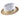 Montique Malik Straw Color Block Fedora in Beige