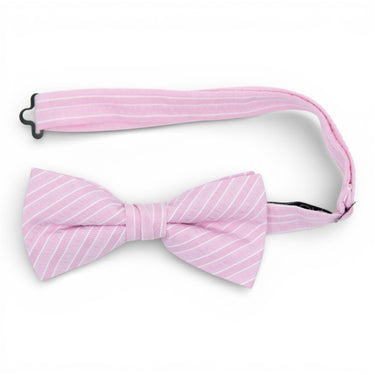 Bubble Gum Stripe - Men's Pre-tied Bow Tie