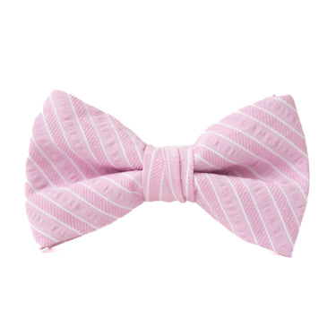 Bubble Gum Stripe - Boys Bow TIe