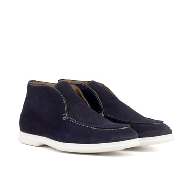 DapperFam Brannox in Navy Lux Suede