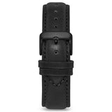 Classic Leather - Black 20mm in Matte Black