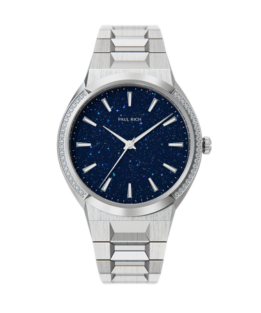 Paul Rich US Cosmic Dust Silver Quartz Watch