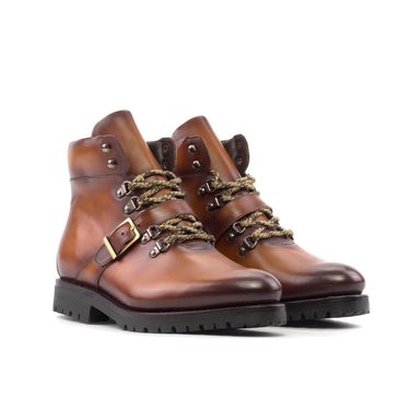 DapperFam Everest in Cognac Box Calf