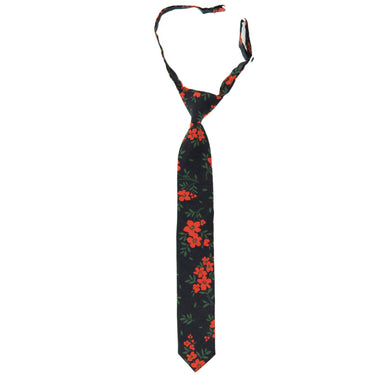 Red Hot Floral - Boys Tie