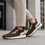 DapperFam Rivale in Dark Brown Lux Suede