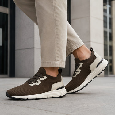DapperFam Rivale in Dark Brown Lux Suede