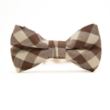 Fawn Gingham - Boys Bow TIe