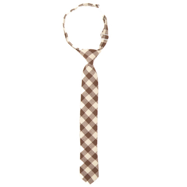 Fawn Gingham - Boys Tie