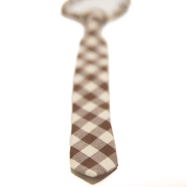 Fawn Gingham - Boys Tie — view 4