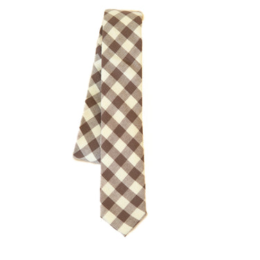Fawn Gingham - Youth Tie