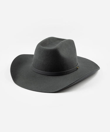 Shane Cowboy Hat in Dark Grey