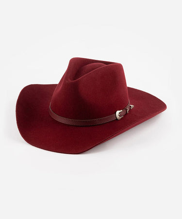 Dean Rancher Cowboy Hat in Burgundy