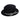 Fernandez y Roche Irving in Black Diamond Crown Wool Fedora Made in Spain in Black