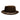 Fernandez y Roche Irving in Brown Diamond Crown Wool Fedora Made in Spain