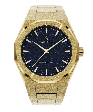 Paul Rich US Frosted Star Dust II Gold Watch