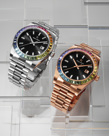 Paul Rich US Rainbow Legacy Silver Quartz Watch
